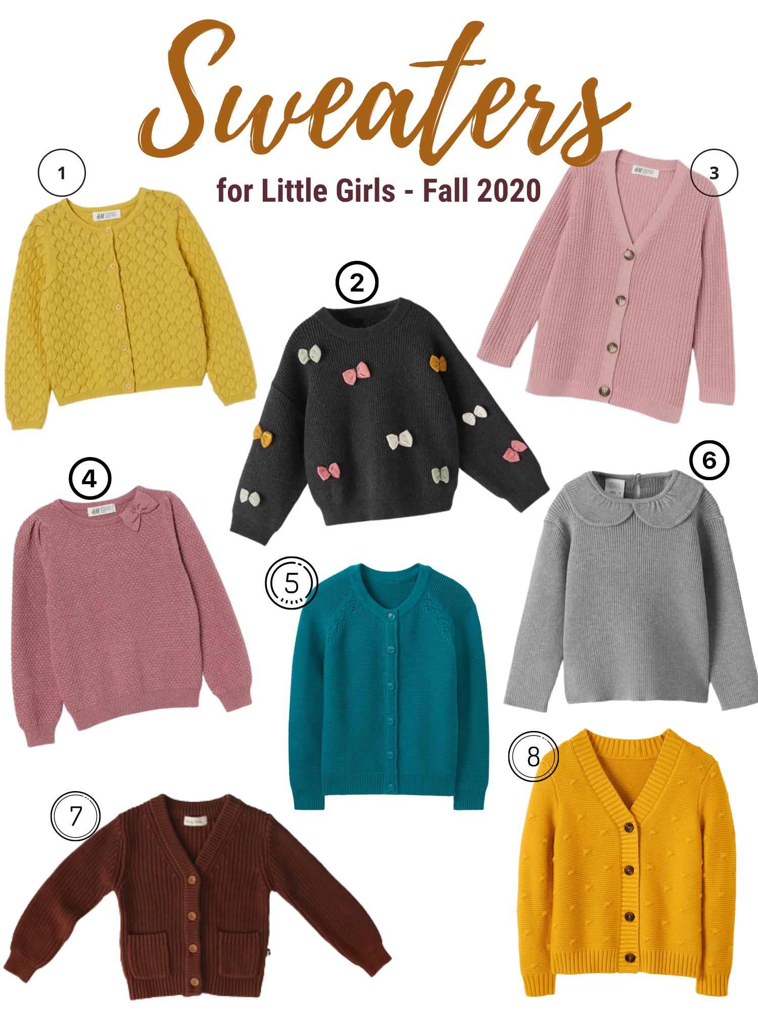 Little Girls Sweaters - Fall 2020 ...